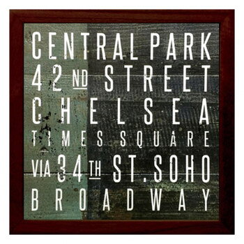 Rakuten - Sign Frame 400seires アートパネル New York 2 ISF-52260