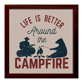 Rakuten - Sign Frame Campfire アートパネル ZSF-53029