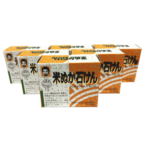 米ぬか石けん 6個セット