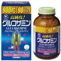 内容量 225g(900粒/1粒250mg) サイズ 個装サイズ：7×7×13cm 重量 個装重量：502g 成分 主成分配合量(10粒(2.5g)あたり):グルコサミン1500mg、鮫軟骨抽出物(コンドロイチン含有)100mg、発酵コラーゲン分解物(豚由来)100mg、鶏軟骨抽出物(II型コラーゲン含有)10mg、低分子ヒアルロン酸1mg、大豆胚芽抽出物25mg(大豆イソフラボンアグリコン1.6mg) 仕様 賞味期間：製造日より1,095日 製造国 日本 区分：健康食品 販売元/ オリヒロ 生産国/日本 広告文責:株式会社ノースウェブ　Tel 0144-52-0018 ※掲載納期は目安であり、商品欠品の場合、お時間をいただいたり、完売の場合もございます。仕様・パッケージなどは予告無く変更となる場合もございます。広告文責:株式会社ノースウェブ　Tel 0144-52-0018新たに、人気のll型コラーゲンを含む鶏軟骨抽出物、潤いに重要なヒアルロン酸も配合してリニューアル。一度精製したグルコサミンを再結晶処理により、さらに純粋化したものを使用しています。このグルコサミンは高純度であるため結晶の粒子が整い、溶解性が高く、独特の臭いが低減されています。グルコサミン、鮫軟骨抽出物、発酵コラーゲン分解物、大豆胚芽抽出物、VK2、その他ビタミン・ミネラル類はCa、Mg、Zn、VB1、VB6、VD、葉酸を配合。 1．階段の上り下り、重い荷物を持つのが気になる方にオススメのグルコサミン1500mg配合　精製グルコサミン使用 本品に使用しているグルコサミンは、一度精製したグルコサミンを再結晶処理により、さらに純粋化したものを使用しています。このグルコサミンは高純度であるため結晶の粒子が整い、溶解性が高く、独特の臭いが低減されています。 2．リニューアルで骨・軟骨のサポート成分をさらに強化！ 軟骨の原料となる成分にグルコサミン、鮫ヒレ軟骨抽出物、発酵コラーゲン分解物を、骨の強化目的では大豆胚芽抽出物、VK2を、その他ビタミン・ミネラル類はCa、Mg、Zn、VB1、VB6、VD、葉酸を配合。 新たに、フシブシケア素材として人気の2型コラーゲンを含む鶏軟骨抽出物、潤いに重要なヒアルロン酸も配合しました。 3．お得で嬉しい大容量900粒！！ 日頃のご愛顧に感謝して、大容量90日分をご用意いたしました。これまで以上にもっと長くご愛顧ください。 4．（財）日本健康・栄養食品協会が認めるGMP認定工場で製造 【製造者】 オリヒロプランデュ株式会社 群馬県高崎市下大島町613 公益財団法人日本健康・栄養食品協会が認めるGMP認定工場で製造しています。 【お召し上がり方】 ●1日に10粒程度を目安にお食事時などに数回に分けて、水またはお湯と共にお召し上がりください。 ●初めてご利用いただくお客様は少量からお召し上がりください。 ●1日の摂取目安量はお守りください。 【保存方法】 直射日光、高温多湿をさけ、涼しいところで保存してください。