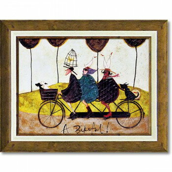 ユーパワー Sam Toft サム トフト アートフレーム 「バイクフル!」 ST-08017