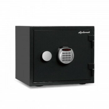 耐火・耐水デザイン金庫　R3デジタルテンキー式ロック　容量19L　ブラック・A119R3WRBLACK