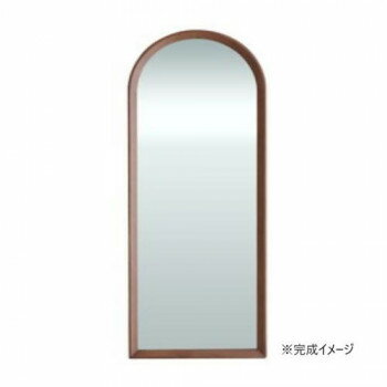 温かみのある木目の枠が、おしゃれでスッキリとした印象のミラー。ブラウンの色合いが落ち着いた雰囲気を醸し出しています。丸みのあるフォルムはお部屋を広く見せる役割と、柔らかな印象を与えてくれます。大きすぎないサイズ感で、圧迫感なくお部屋を飾れま...