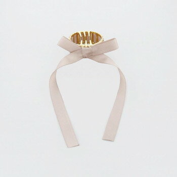 フラワーリング スモールテールクラッチ サテンリボン ピンク HTC0087-PK