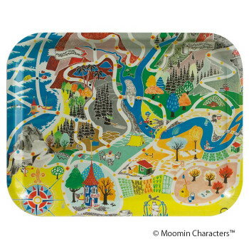 MOOMIN(ムーミン) トレイMムーミン地図 OPD060034