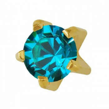 JPS セイフティピアッサー 耳用ロングタイプ ゴールドカラー(純金処理医療用ステンレス) 12月 7M112YL