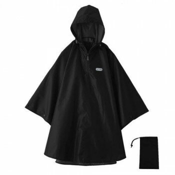 OUTDOOR PRODUCTS ポンチョ L ブラック 06003192