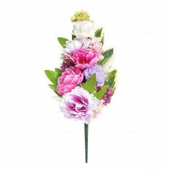 お供え用　四季仏花　プリザーブドフラワー　皐月(サツキ)　ボタン　L　C37505L