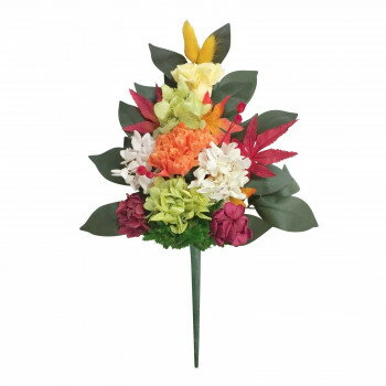 お供え用　四季仏花　プリザーブドフラワー　霜月(シモツキ)　モミジ　L　C37511L