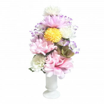 お供え用(仏花)　CT触媒加工　アーティフィシャルフラワー　お供えアレンジメント　S　C34461S