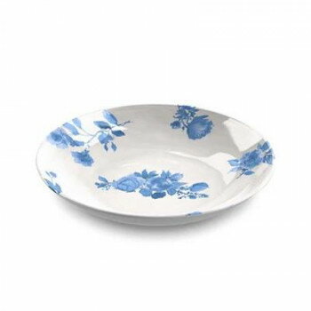 アボード メラミン樹脂 コテージブルーフローラル ローボウル 22cm DN23986279