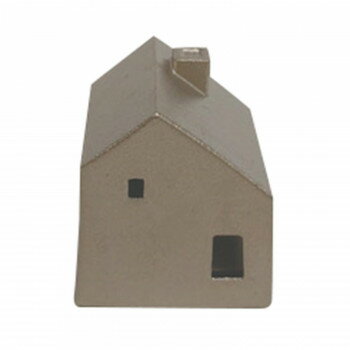 窓辺のインテリア HOUSE(ハウス) 小さな金属製のお家 カタサンカクエントツ