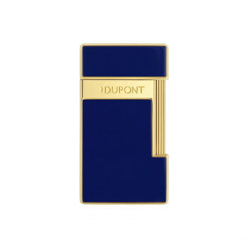 S.T. Dupont エス・テー・デュポン スリミー ライター ブルーラッカー＆ゴールデン 028225