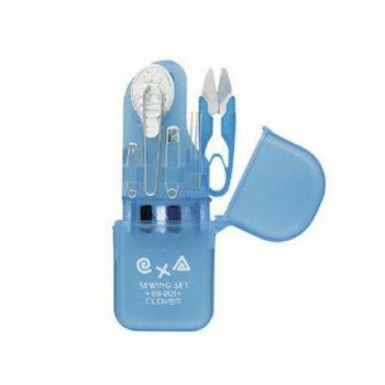 クロバー ソーイングセット ブルー 38-121