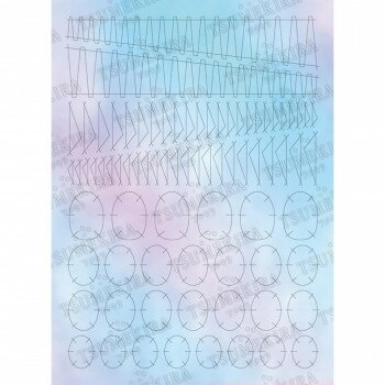 TSUMEKIRA(ツメキラ) ネイルシール オーロラホロ Hanakoプロデュース オーロラフィルムシール MODE CUT OH-HNK-102