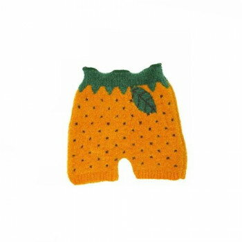 フルーツニットパンツ 子供用 90〜110cm オレンジ/みかん 008603125