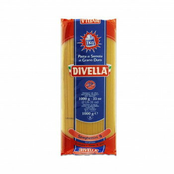 DIVELLA ディヴェッラ パスタ ♯09 スパゲッティーニ 1kg×12個 606-161