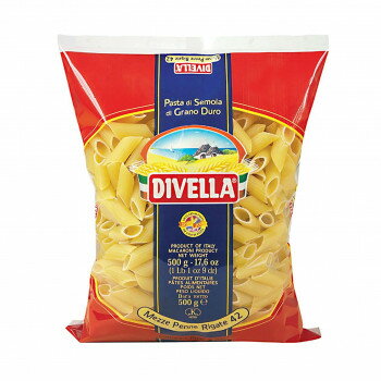 DIVELLA ディヴェッラ パスタ ♯42 メッツェ・ペンネ・リガーテ 500g×24個 606-155