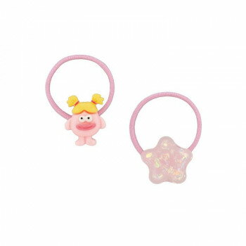 フラワーリング ヘアアクセサリー キッズヘアゴム PK・ピンク KKG0246-PK