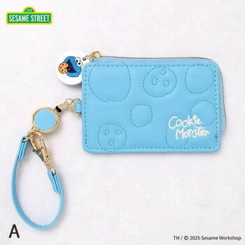 フラワーリング SESAME STREET セサミストリート パスケース A・クッキーモンスター LSS-G004-A