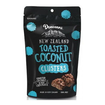 ドノバンズ トーステッドココナッツクラスターズチョコ 150g 8個セット 127001※2026年11月10日入荷分予約受付中