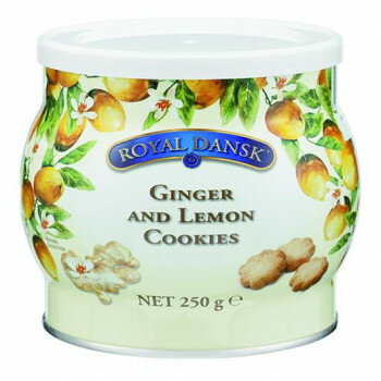 ロイヤルダンスク ジンジャー＆レモンクッキー 250g 12個セット 011063