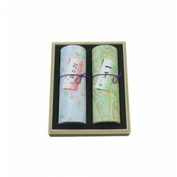 奥野晴明堂 花くらべ(桜・一葉)和柄スタンド2本入 桐箱入り