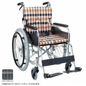 自走式・背折れタイプの車椅子です。背シートはご利用者の背中の形状に合わせて面テープ式で簡単に横方向の張り調整が出来ます。また、介助ブレーキ付、バンド式ですので、タイヤの負担も少なくしっかり止まります。また、円錐状で握りやすい仕様のテーパーグリップです。サイズW61.5(30)×D100(89)×H89(66.5)cm※()は折りたたみ時個装サイズ：99×32×72cm重量15200g個装重量：18200g素材・材質フレーム(アルミ)、シート(ポリエステル)、キャスタ(TPR)仕様耐荷重:100kg座面幅:38cm座面奥行:40cm前座高:43cm後座高:41cmバックサポート高:39cmアームサポート高:21cm前輪:6インチ後輪:22インチ生産国中国※掲載納期は目安であり、商品欠品の場合、お時間をいただいたり、完売の場合もございます。仕様・パッケージなどは予告無く変更となる場合もございます。本商品は本州からの発送商品でございます、沖縄・離島・北海道へは配送不可(又は送料加算)となる場合もございます。広告文責:株式会社ノースウェブ　Tel 0144-52-0018※この商品はメーカー（産地）より直送のため、同メーカー以外の他の商品との同梱はできません。