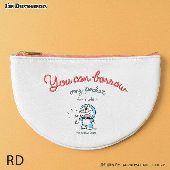 フラワーリング ドラえもん I'm DORAEMON ポケットポーチ レッド DR-G0003-RD フラワーリング ドラえもん I'm DORAEMON ポケットポーチ レッド DR-G0003-RD