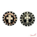 十字架 25mm ゴルフマーカー クリップセット(4)