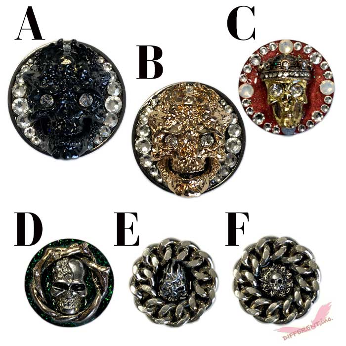 【アウトレット】スカル系ゴルフマーカー