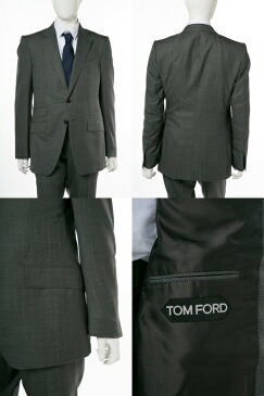【全品対象10％OFFクーポン配布】トムフォード TOM FORD スーツ 2ピーススーツ ビジネススーツ 7R D メンズ 222R34 21YA4C グレー 送料無料 10%OFFクーポンプレゼント 【ラッキーシール対応】