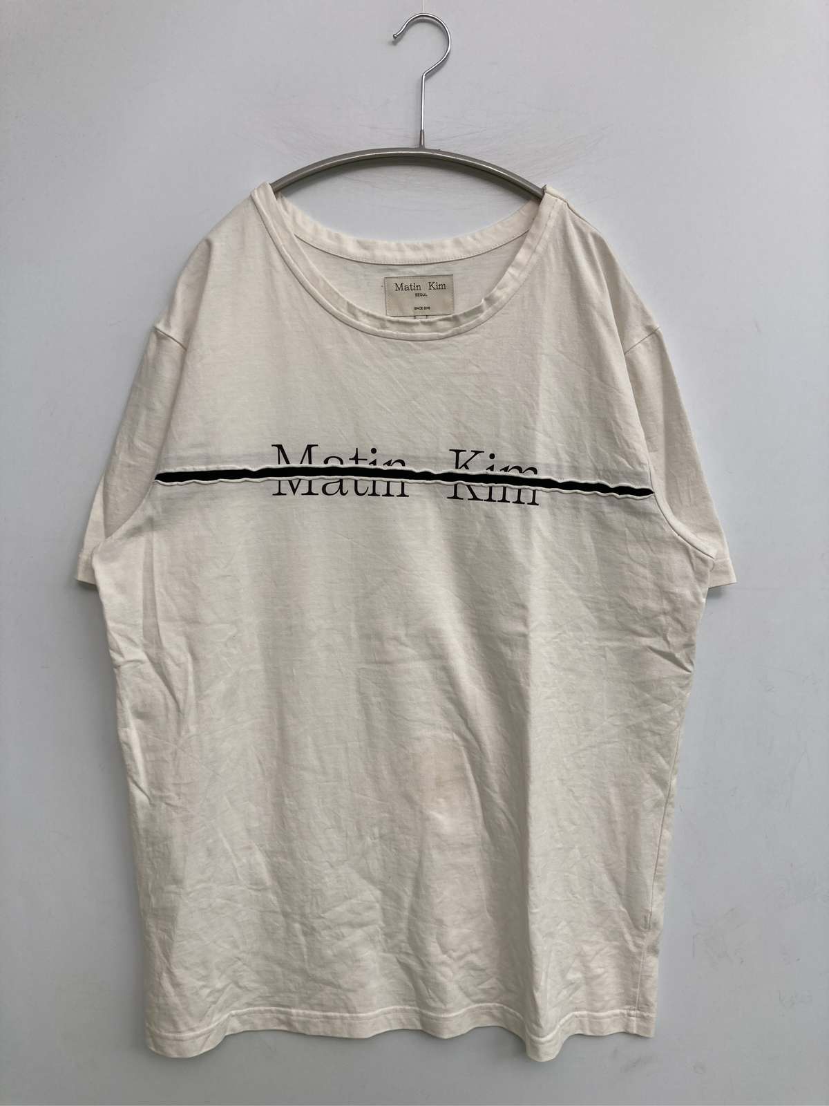 【中古】matin kim マーティンキム Tシャツ/カットソー F ホワイト レディース