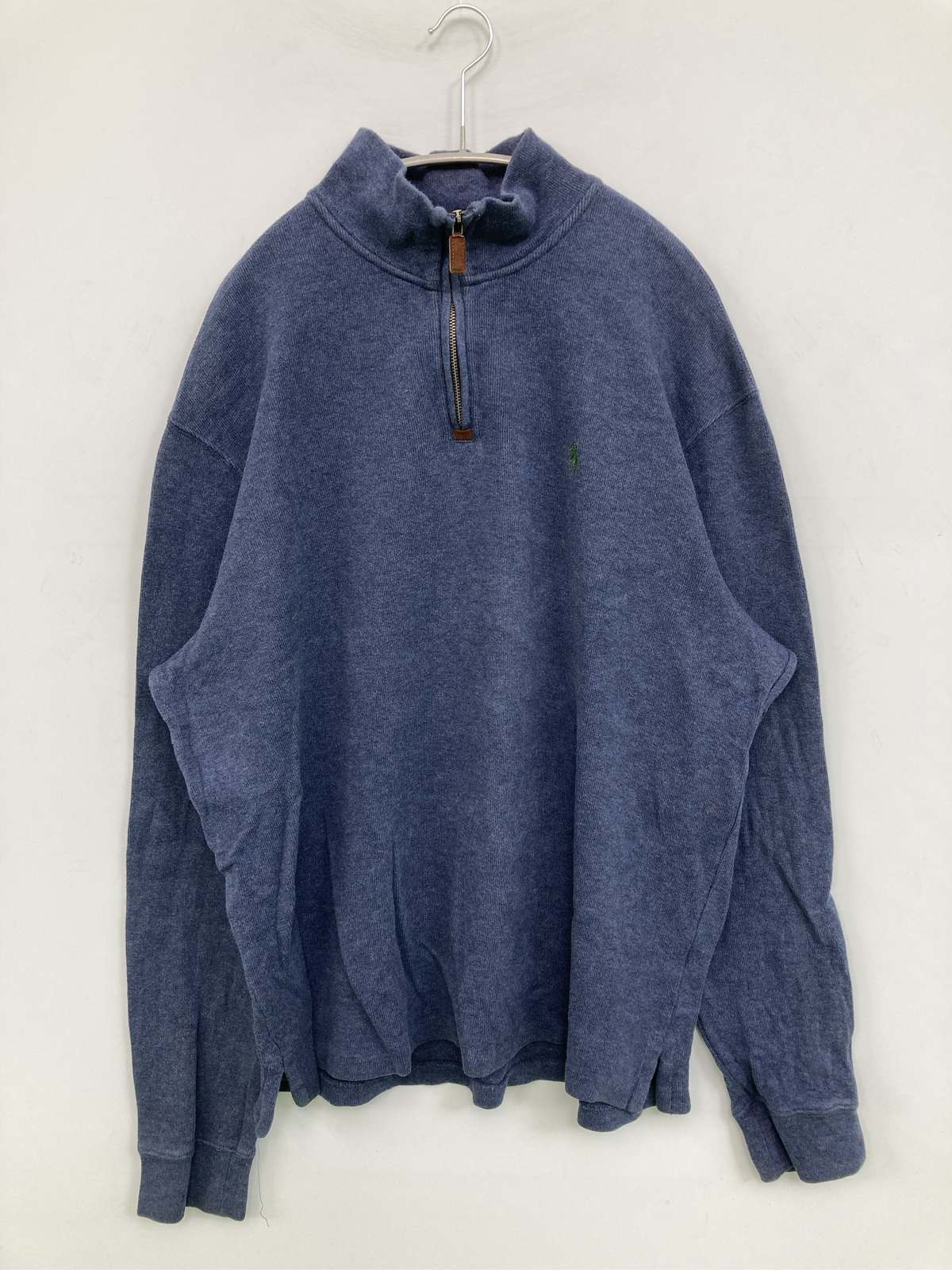 【中古】Polo by Ralph Lauren ポロバイラルフローレン ニット/セーター XL ネイビー メンズ ブランド古着