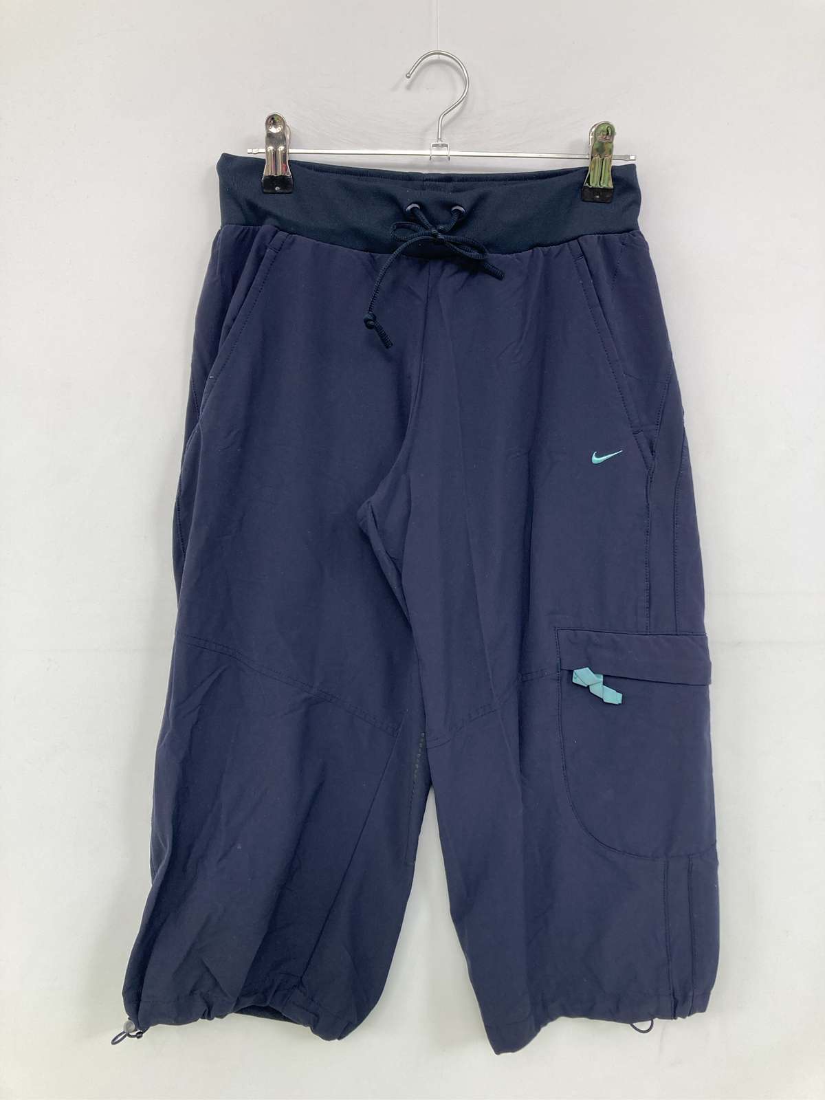 NIKE - 【中古】NIKE ナイキ パンツ S ネイビー レディース