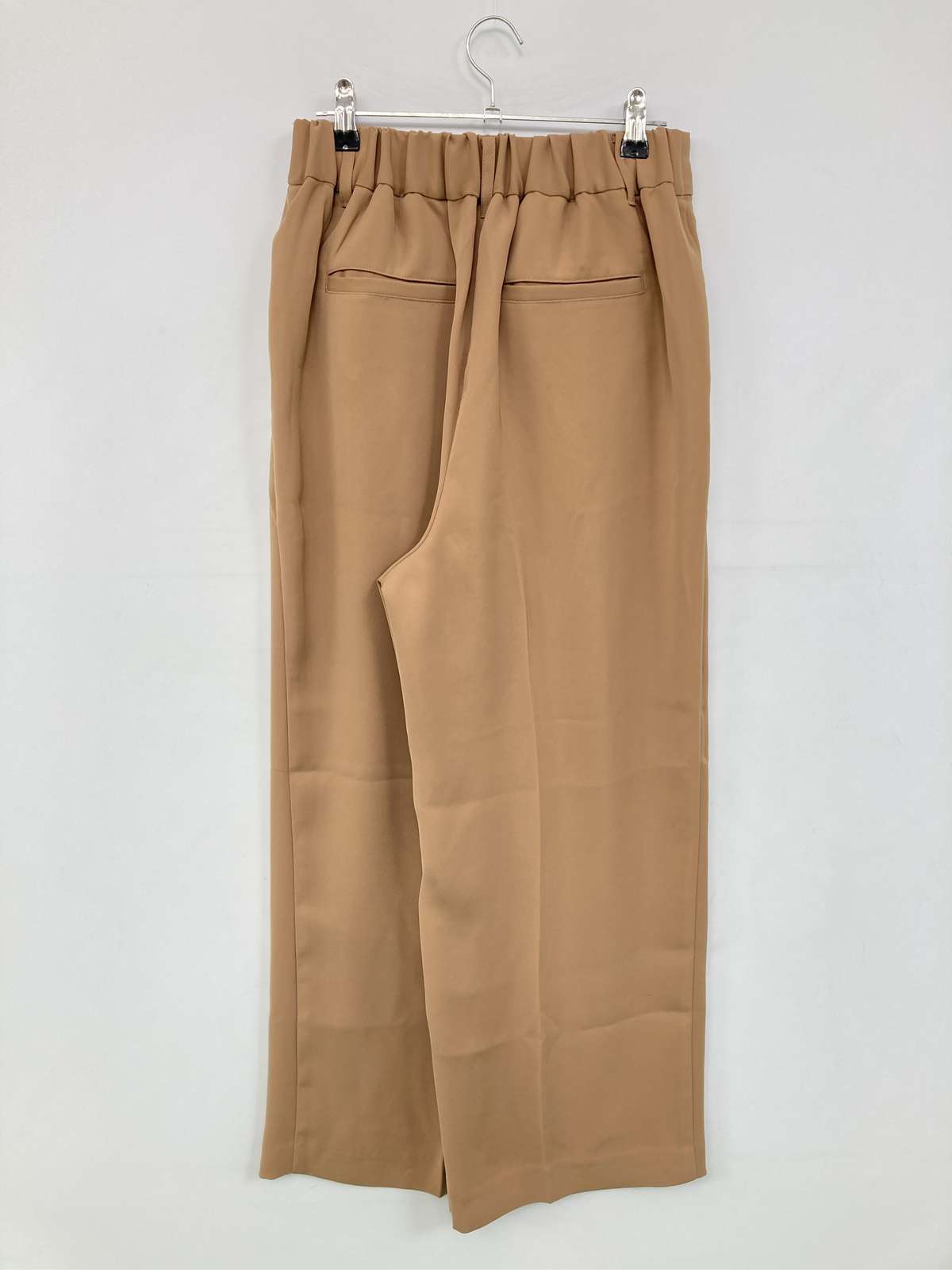 【中古】GLOBAL WORK グローバルワーク スラックス M ベージュ レディース