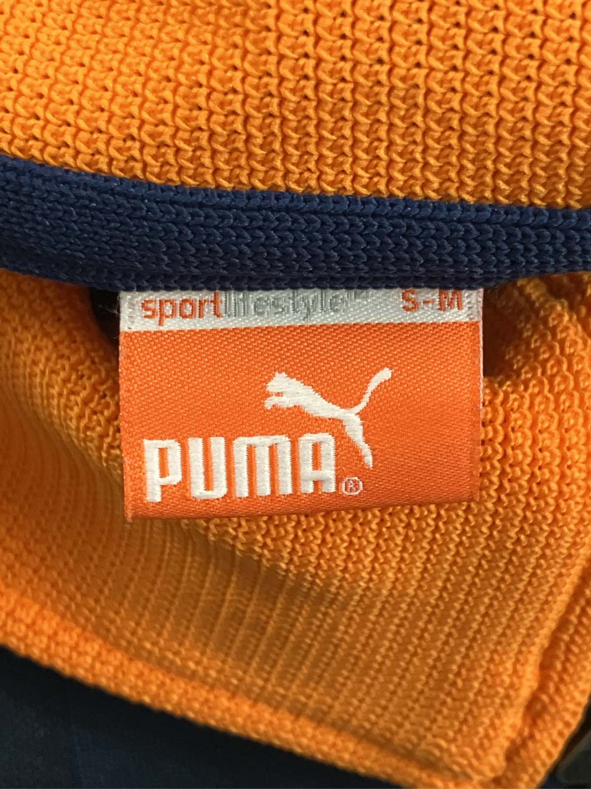 【中古】PUMA プーマ ジャージ/トラックジャケット S~M ネイビー メンズ ブランド...