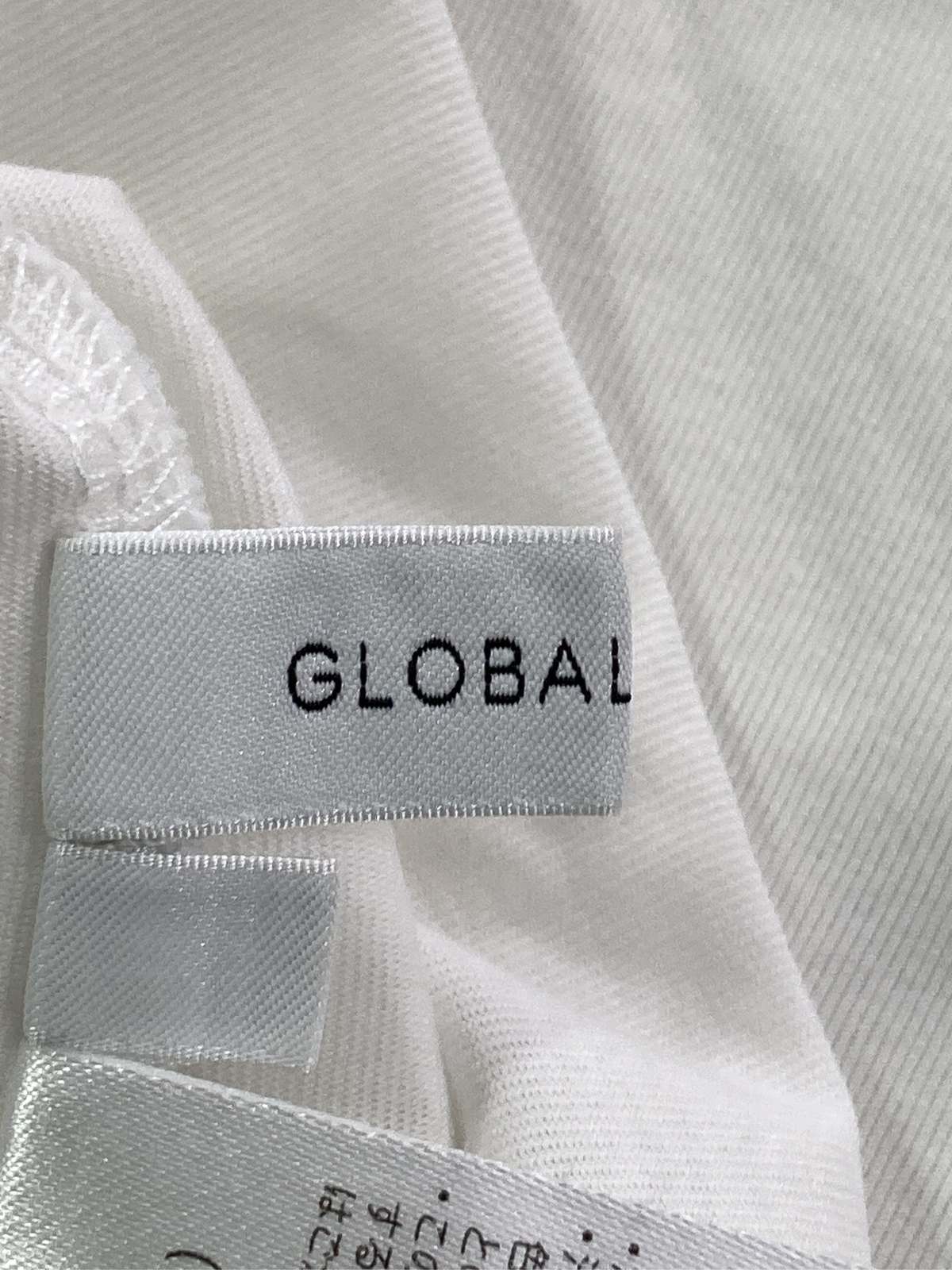 【中古】GLOBAL WORK グローバルワーク Tシャツ/カットソー M ホワイト 無地 ミドル丈 半袖 Vネック レディース digdig-10072597 digdig 楽天市場店 サンプル画像3