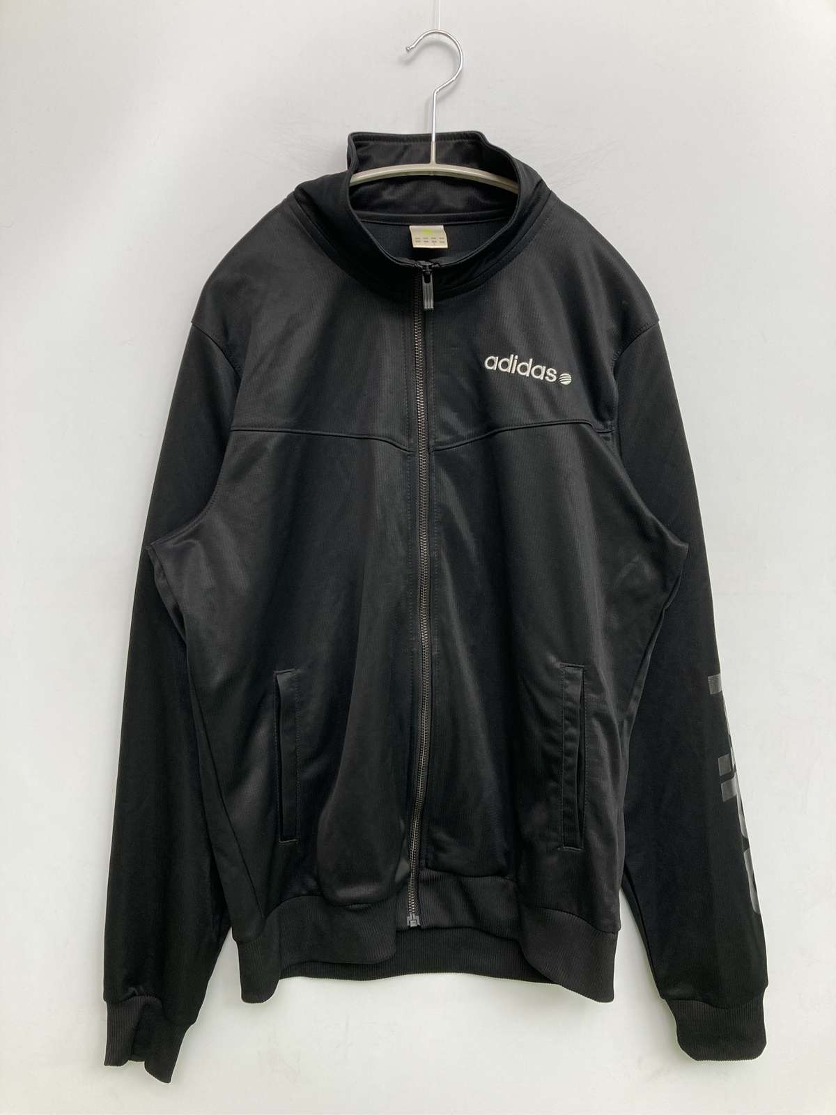 【中古】adidas アディダス ジャージ/トラックジャケット L ブラック レディース