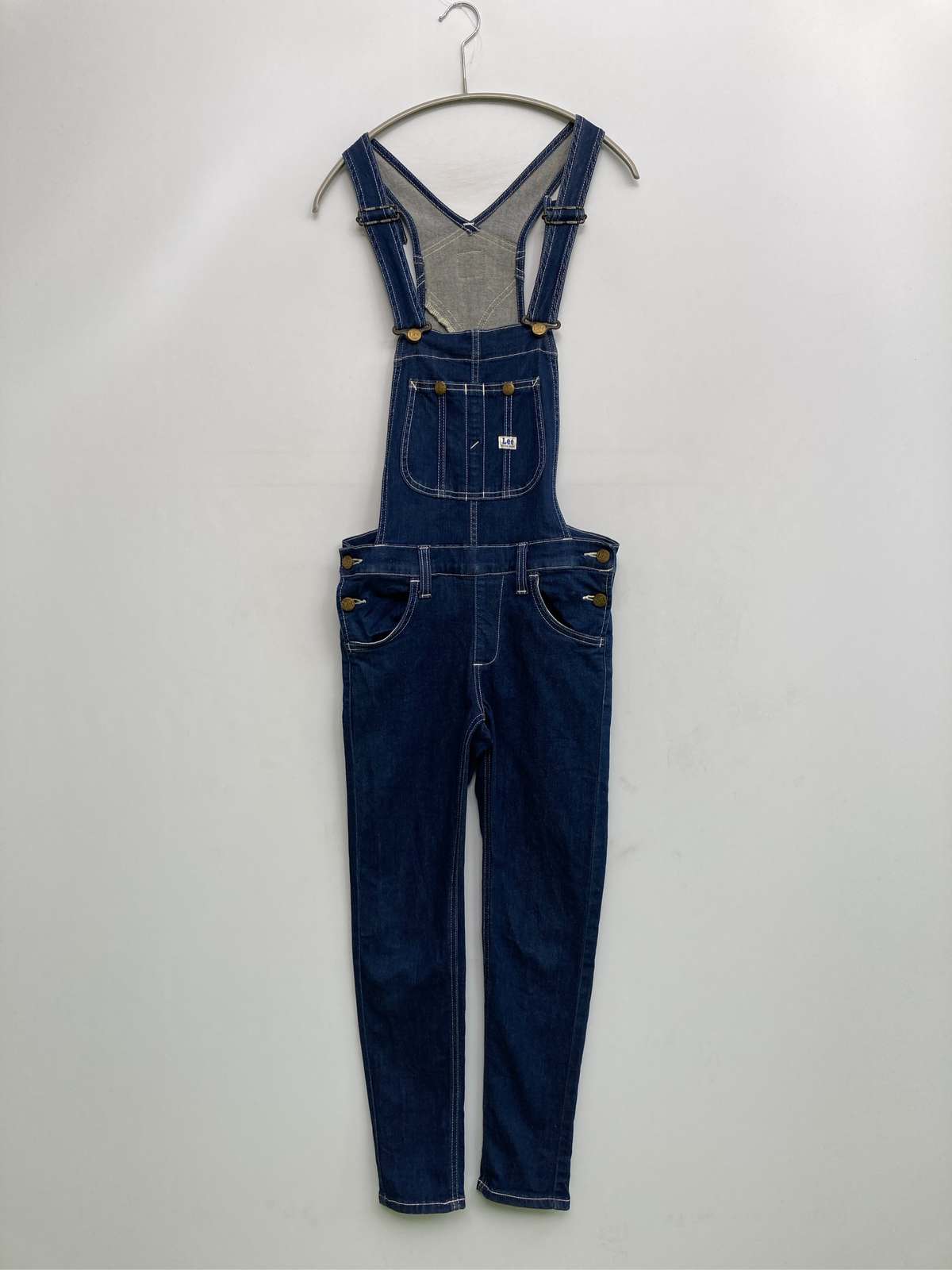 【中古】Lee リー サロペット/オーバーオール M ネイビー レディース