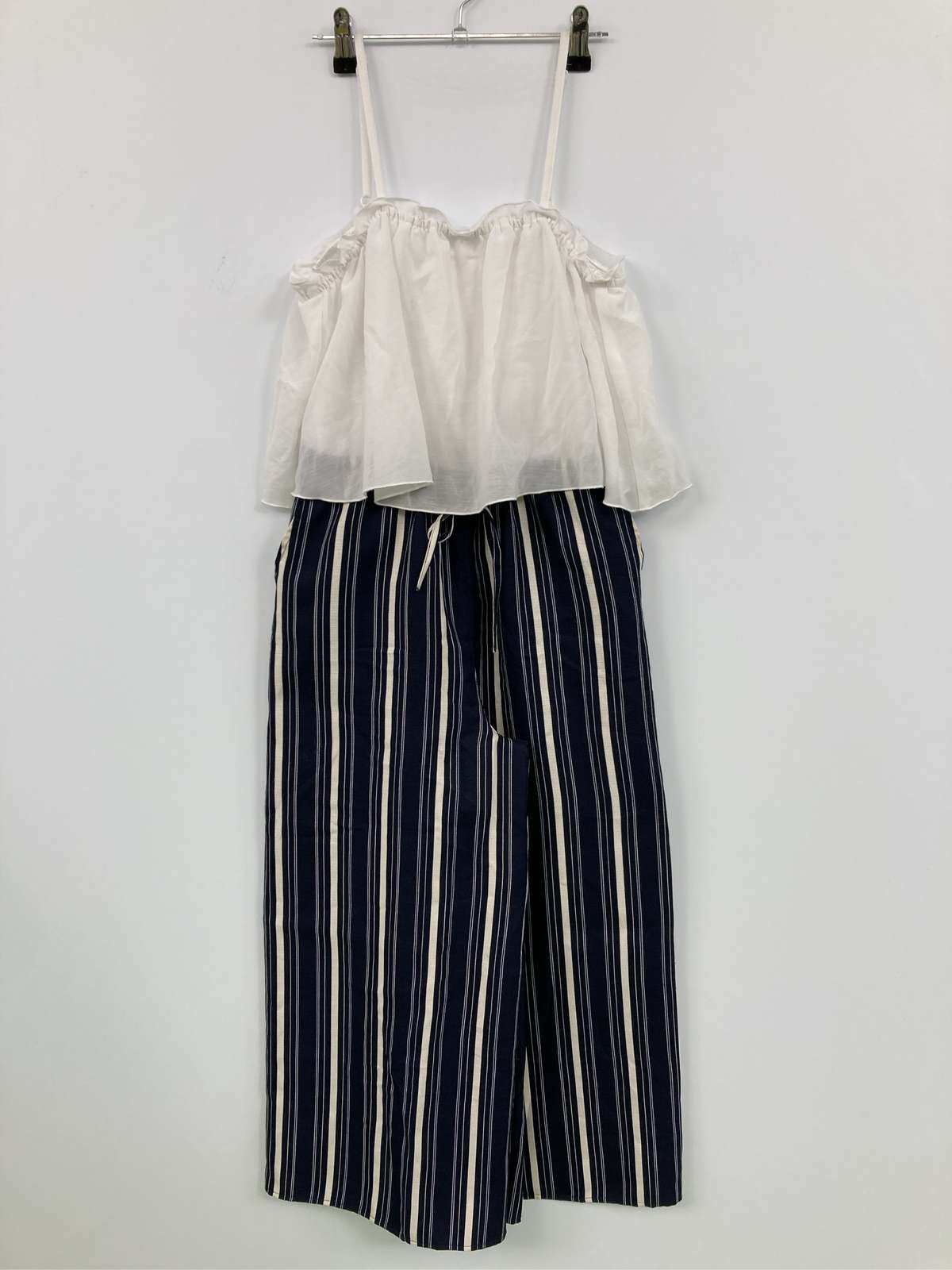 【中古】natural couture ナチュラルクチュール シャツワンピース F ホワイト レディース