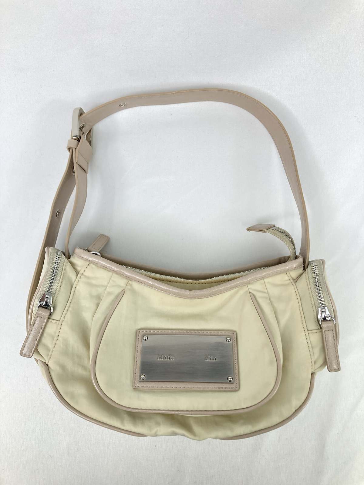 【中古】matin kim マーティンキム ショルダーバッグ アイボリー レディース