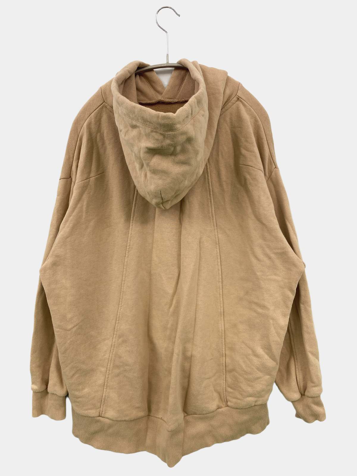 【中古】GLOBAL WORK グローバルワーク パーカー M ベージュ コットン ストレッチ 無地 前面プリント プルオーバー 長袖 レディース ブランド古着 digdig-10077274 digdig 楽天市場店 サンプル画像2