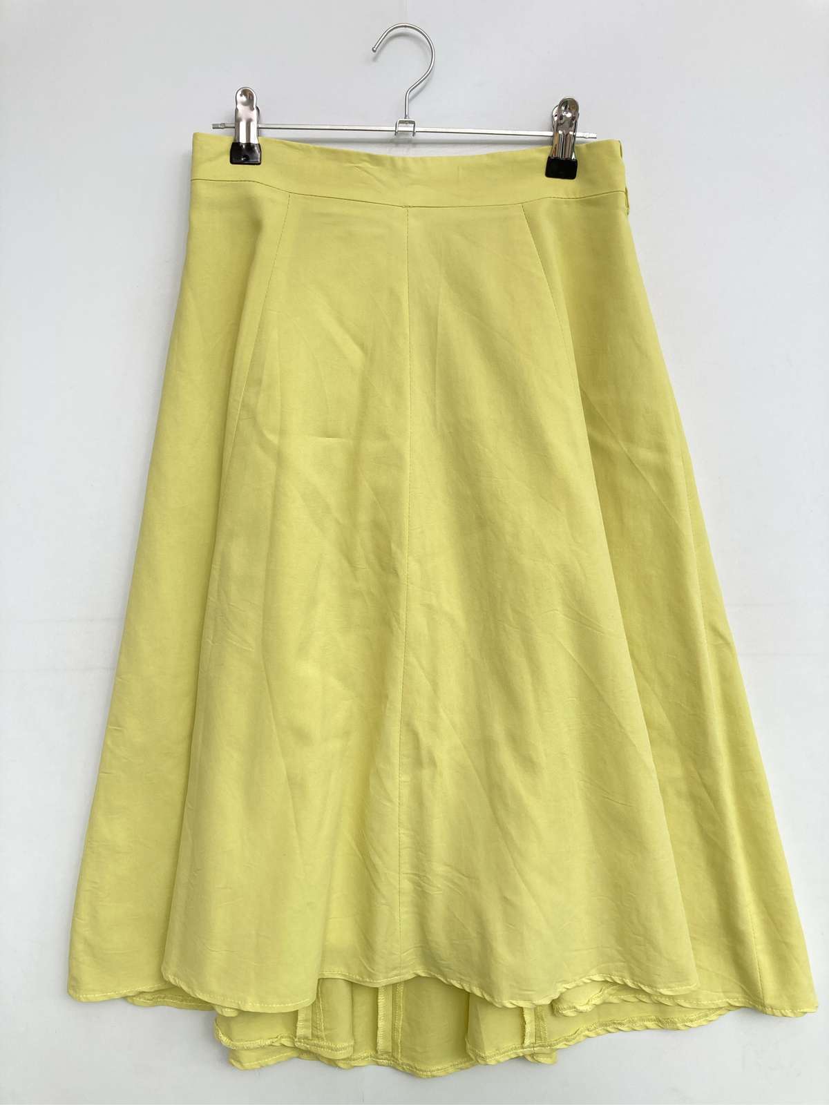 【中古】MISCH MASCH ミッシュマッシュ ミモレ/半端丈スカート M イエロー レディース