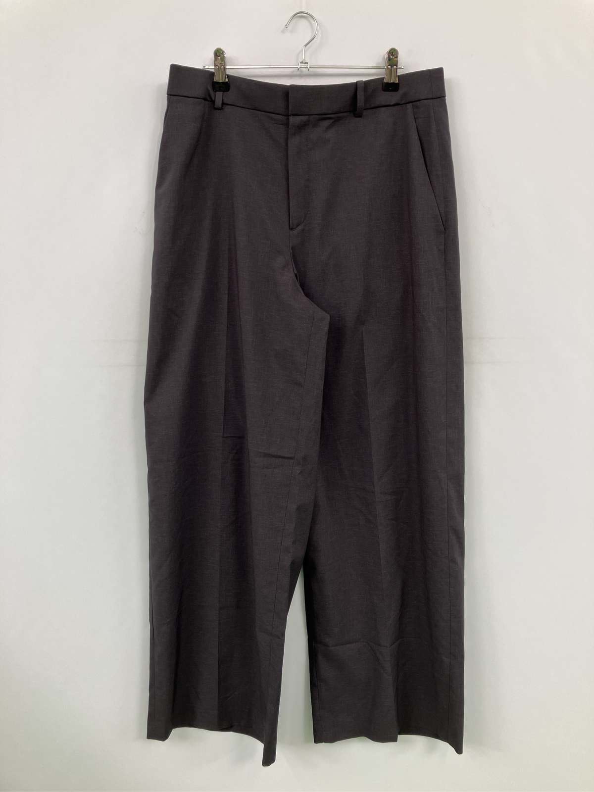 【中古】UNIQLO ユニクロ スラックス XL グレー レディース
