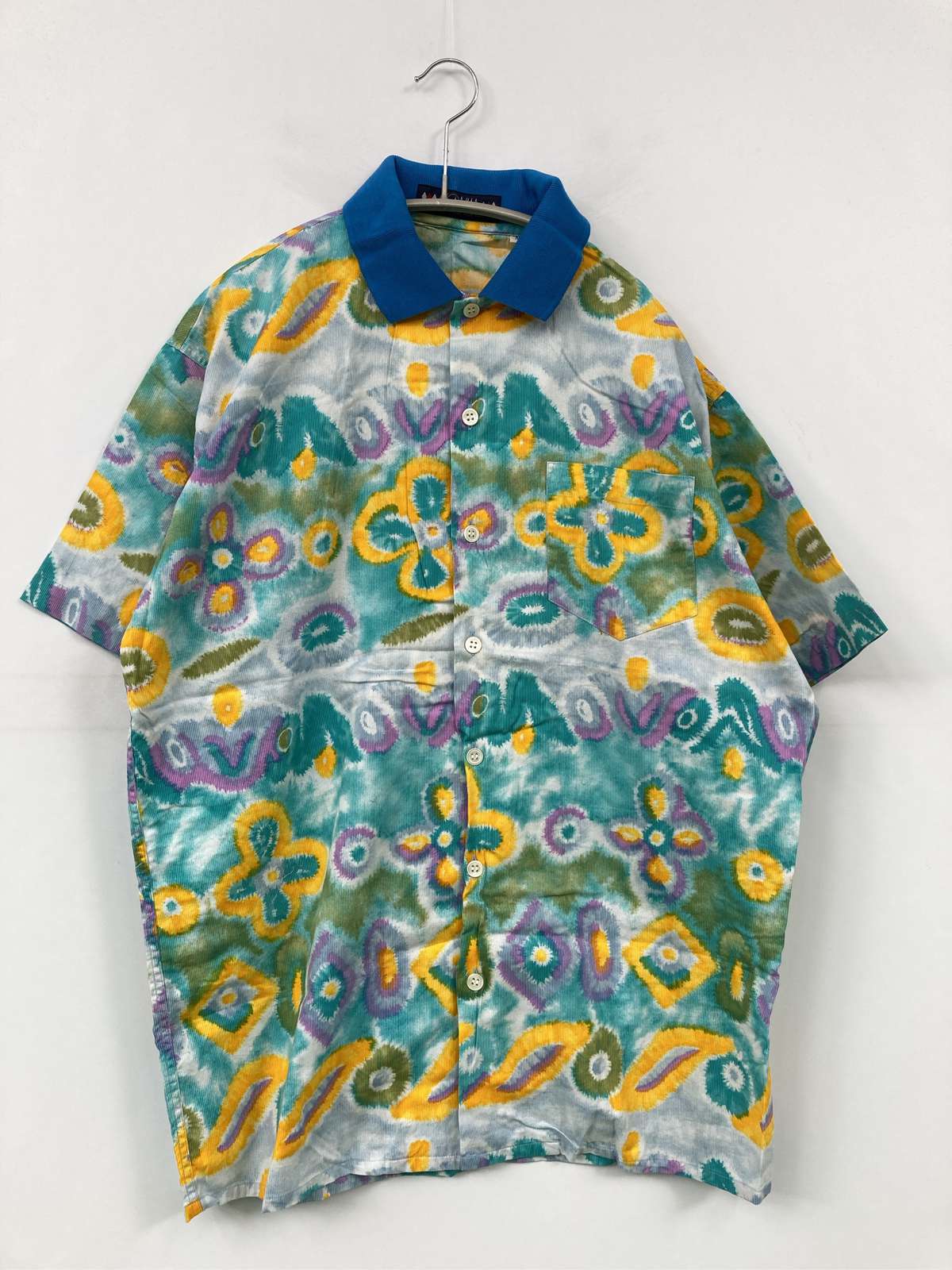 【中古】HONMA ポロシャツ M グリーン その他総柄 半袖 メンズ