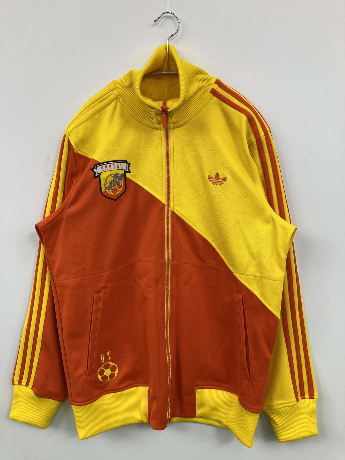 【中古】adidas アディダス ジャージ/トラックジャケット イエロー メンズ レディース