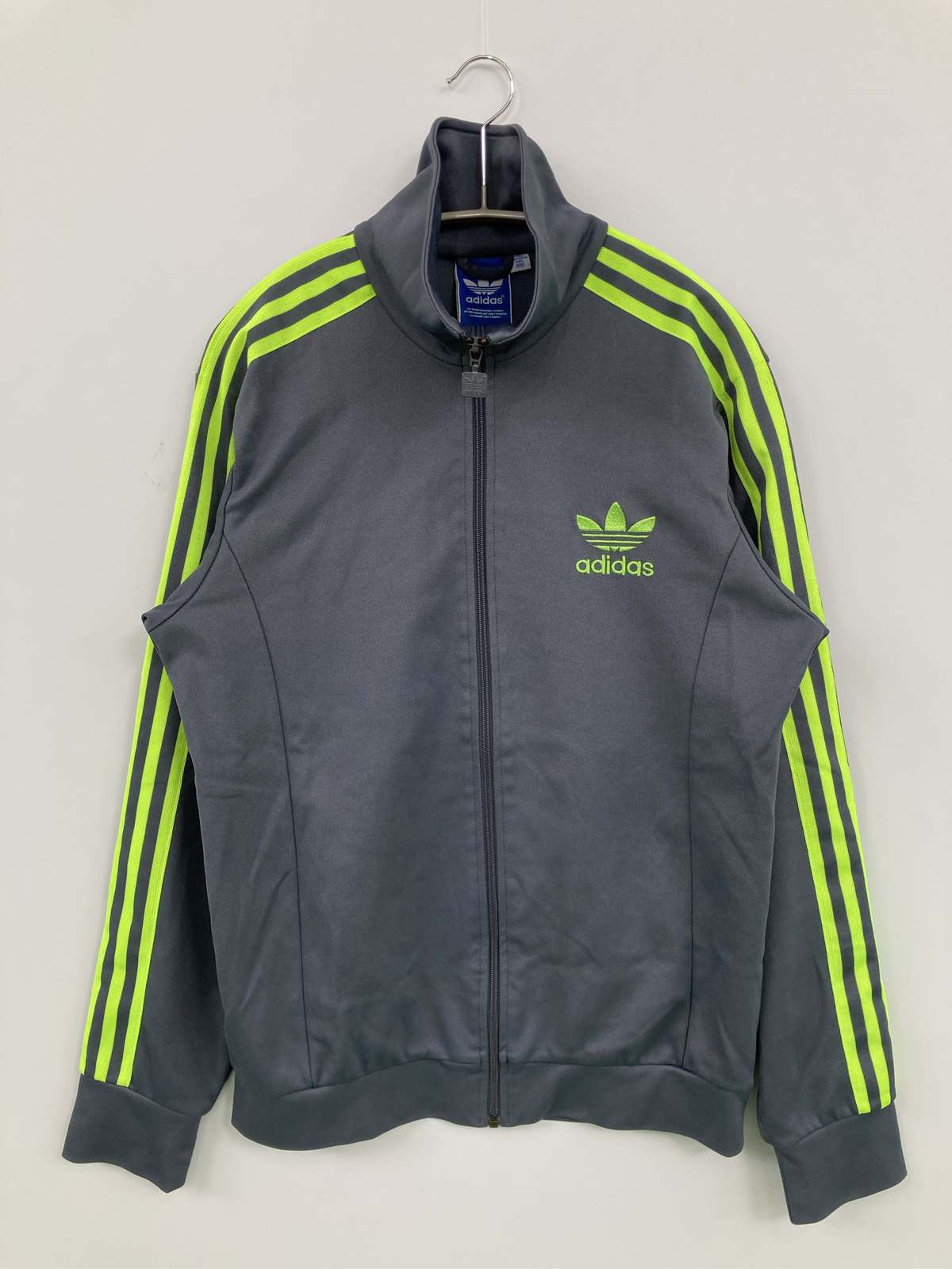 【中古】adidas アディダス ジャージ/トラックジャケット 105 グレー メンズ レデ...