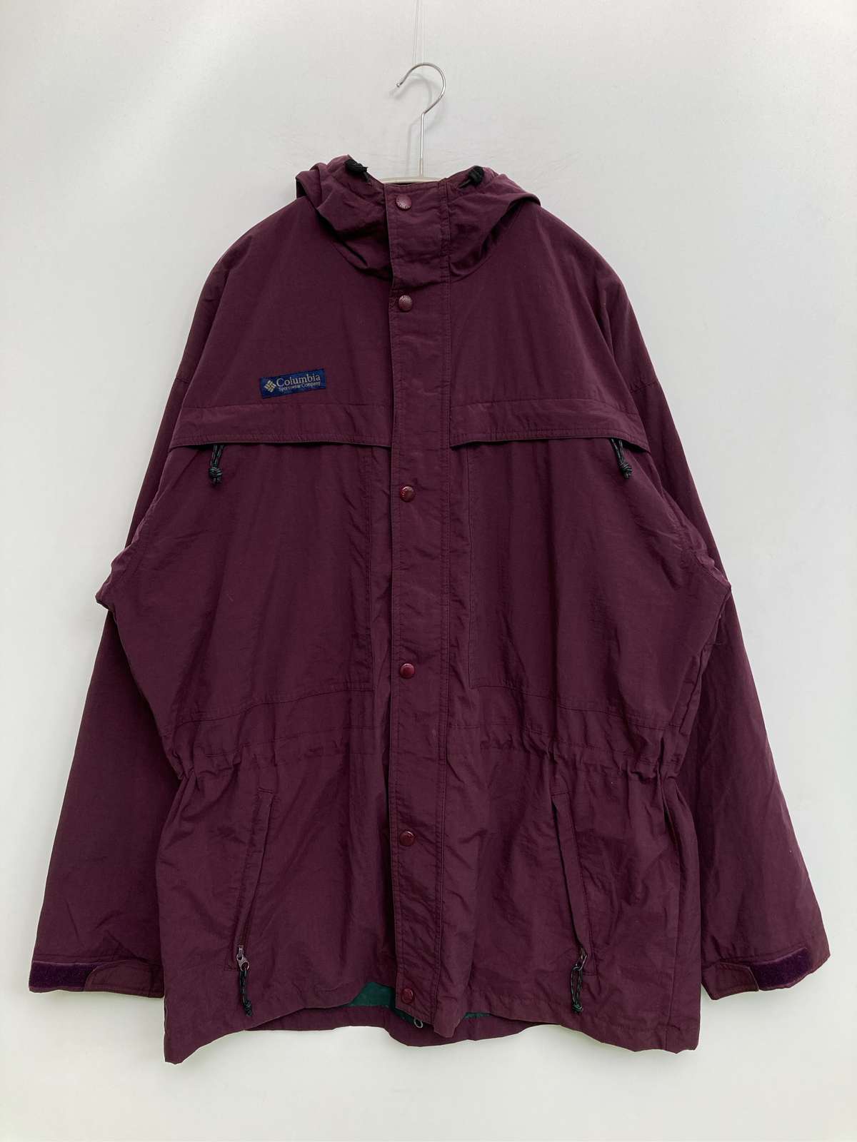 【中古】Columbia コロンビア マウンテンパーカー LL パープル メンズ