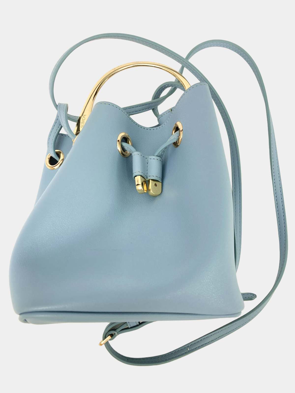 【中古】ALBION ショルダーバッグ スカイブルー レディース